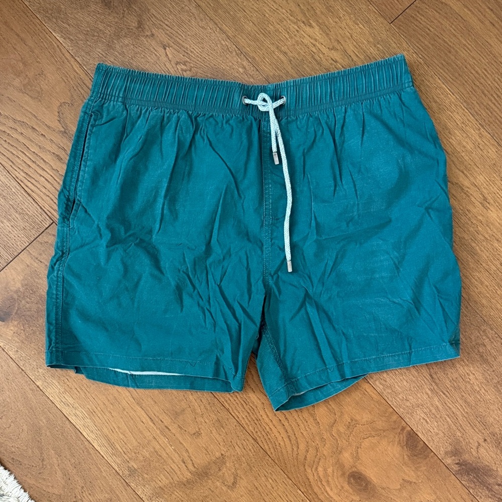 Men's Vintage Summer Teal Swim Shorts